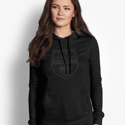 Hoodie All Black Damen