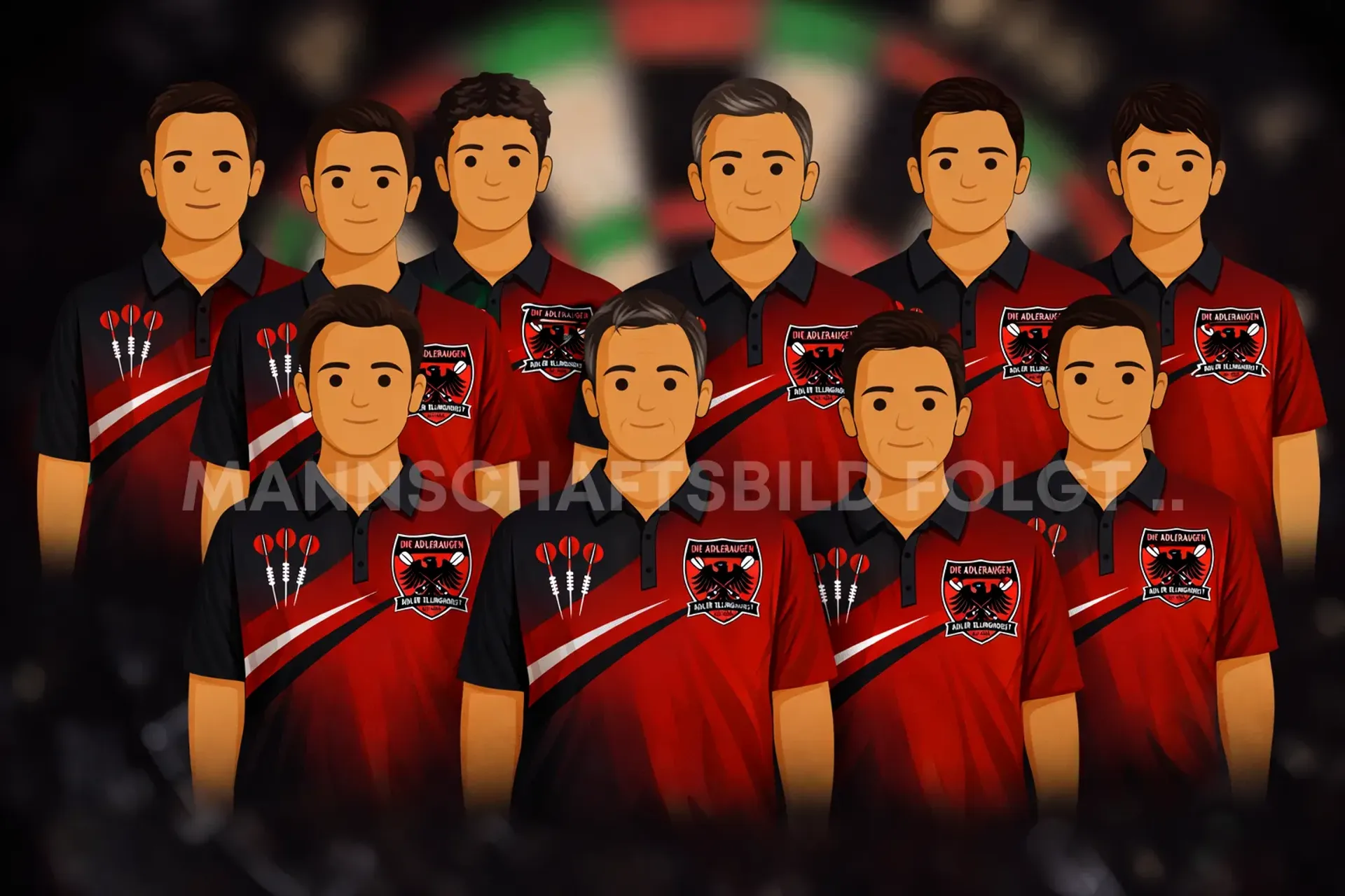 Mannschaftsfoto Dartsabteilung